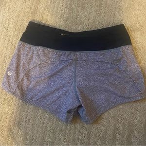 Gray lululemon shorts size 4